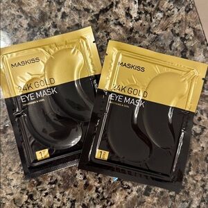 Maskiss 24K Gold Under Eye Patches Eye Mask 2 Pairs New Sealed